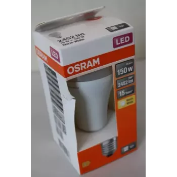 LEDvance Parathom Classic LED E27 19W 827 (teplá biela) nestmievateľná — poškodený obal