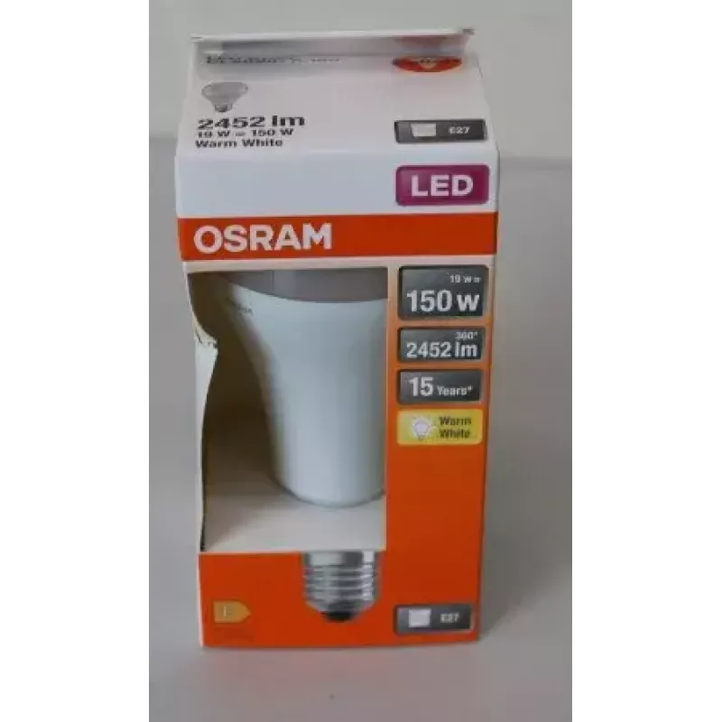 LEDvance Parathom Classic LED E27 19W 827 (teplá biela) nestmievateľná — poškodený obal
