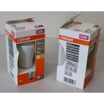 LEDvance Parathom Classic LED E27 19W 827 (teplá biela) nestmievateľná — poškodený obal