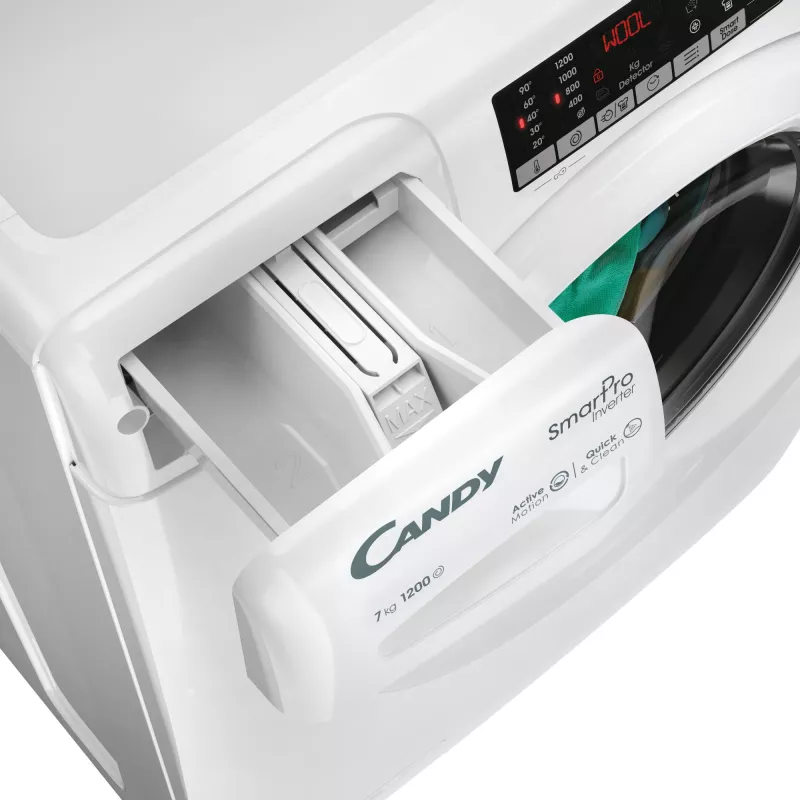 Candy Smart Pro Inverter CO4 274TWM6/1-S práčka predné plnenie 7 kg 1200 ot./min Biela