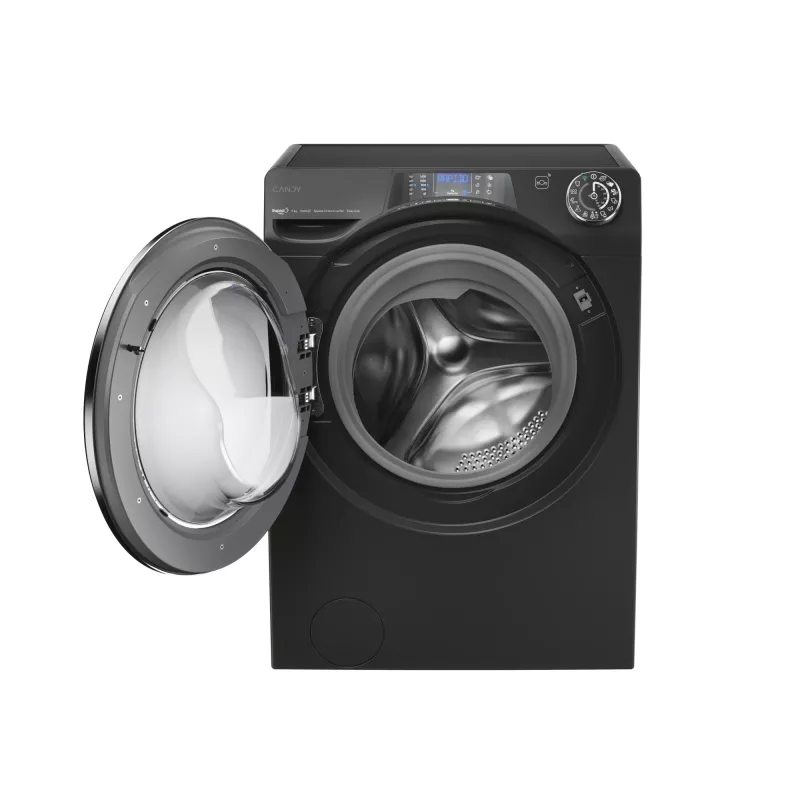 Candy RapidÓ PRO RP 496BWMBCB/1-S práčka predné plnenie 9 kg 1400 ot./min Čierna
