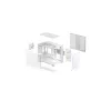 PC skriňa DeepCool CG330 3F biela — Mid-Tower ATX skriňa, biela