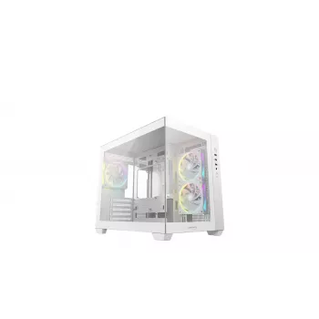 PC skriňa DeepCool CG330 3F biela — Mid-Tower ATX skriňa, biela