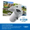 TP-Link Tapo Enhanced AI Solar Security Camera Ultra, bezdrôtová, Bullet, Wi-Fi, vonkajšia, 850 nm, 512 GB
