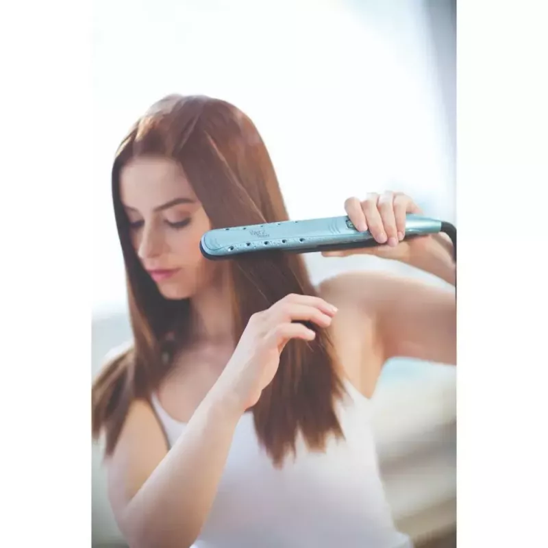 Žehlička na vlasy Remington S7300 teplá čierna modrá