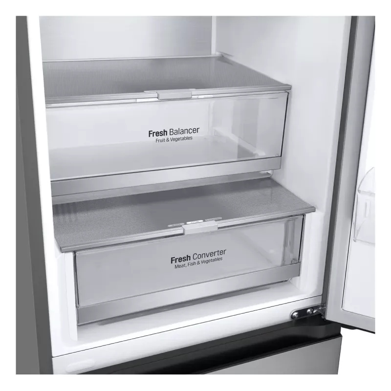 LG GBV7280CPY.APYQEUR chladnička s mrazničkou voľne stojaca 387 l nerez