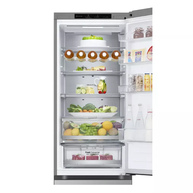 LG GBV7280CPY.APYQEUR chladnička s mrazničkou voľne stojaca 387 l nerez