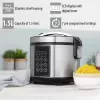 Multicooker Tristar RK-6132 — 1,5 L, 500 W, 7 automatických programov, LCD, nerez/čierna