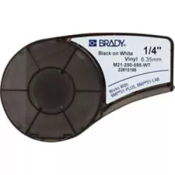 Samolepiaca etiketa do tlačiarne Brady 139744 čierna biela