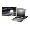 ATEN KL1508AIN Racková konzola 48,3 cm (19 inch) 1280 x 1024 pixelov kovová čierna 1U