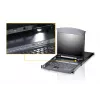ATEN KL1508AN Racková konzola 48,3 cm (19 inch) 1280 x 1024 pixelov kovová čierna 1HE