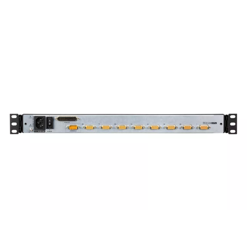 ATEN CL5808N Racková konzola 48,3 cm (19 inch) 1280 x 1024 pixelov kov, plast čierna 1U