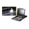 ATEN CL5808N Racková konzola 48,3 cm (19 inch) 1280 x 1024 pixelov kov, plast čierna 1U