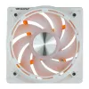 Skriňový ventilátor Darkflash DE8 (biely) — jeden ventilátor/chladenie skrine