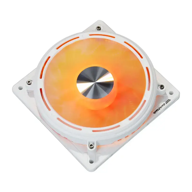 Skriňový ventilátor Darkflash DE8 (biely) — jeden ventilátor/chladenie skrine