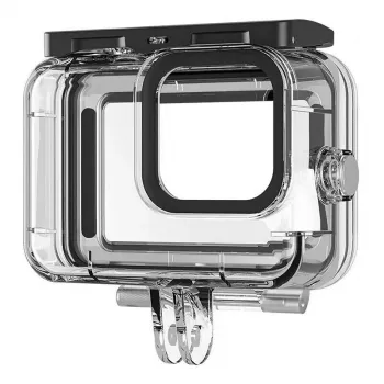 Kombinácia ochranných puzdier Telesin pre GoPro Hero 12/11/10/9 – sada tvrdého puzdra a silikónového puzdra