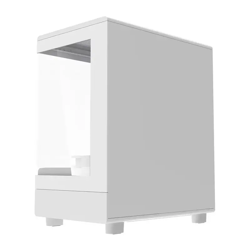 Počítačová skriňa Darkflash DB330M biela v2 s tromi predinštalovanými ventilátormi, podpora micro-ATX/mATX
