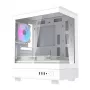 Počítačová skriňa Darkflash DB330M biela v2 s tromi predinštalovanými ventilátormi, podpora micro-ATX/mATX