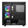 Počítačová skriňa DarkFlash DS950V s predným displejom (čierna) a 6 predinštalovanými ventilátormi
