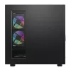 Počítačová skriňa DarkFlash DS950V s predným displejom (čierna) a 6 predinštalovanými ventilátormi
