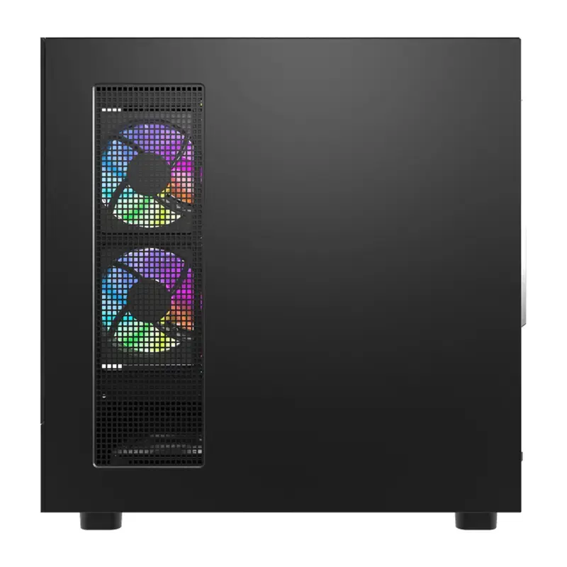 Počítačová skriňa DarkFlash DS950V s predným displejom (čierna) a 6 predinštalovanými ventilátormi