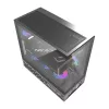 Počítačová skriňa DarkFlash DS950V s predným displejom (čierna) a 6 predinštalovanými ventilátormi