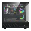 Počítačová skriňa DarkFlash DS950V s predným displejom (čierna) a 6 predinštalovanými ventilátormi