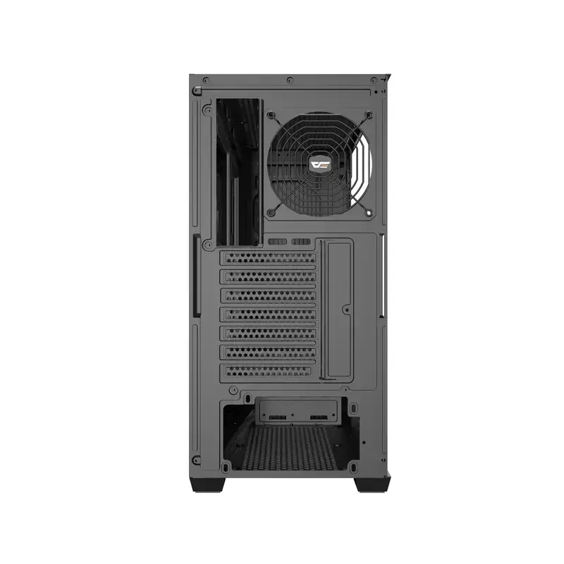 ATX počítačová skriňa Darkflash DS900WS — Midi Tower, bez ventilátorov, čierna