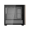 ATX počítačová skriňa Darkflash DS900WS — Midi Tower, bez ventilátorov, čierna