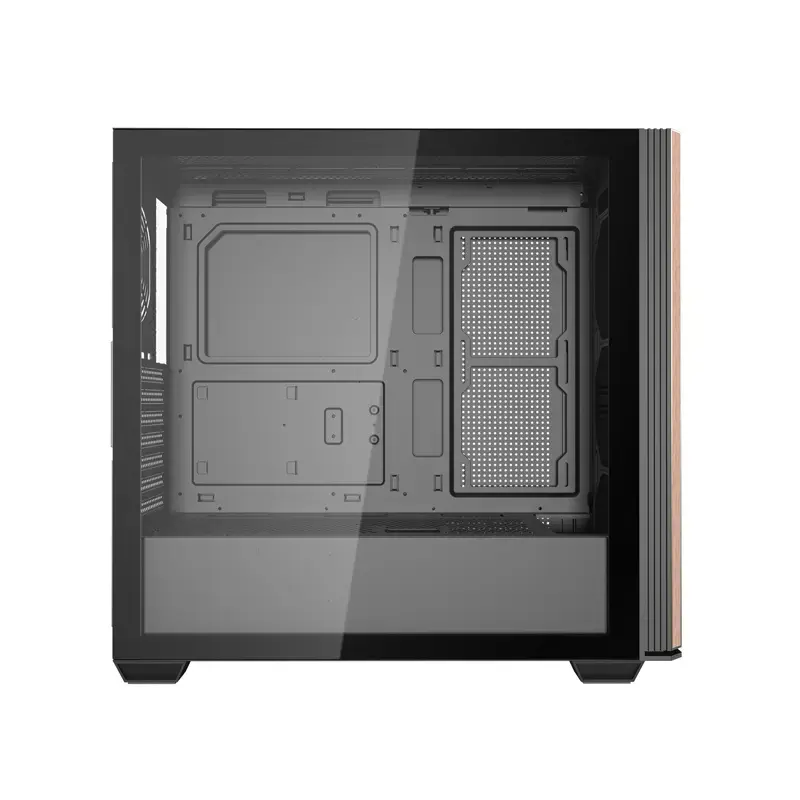 ATX počítačová skriňa Darkflash DS900WS — Midi Tower, bez ventilátorov, čierna
