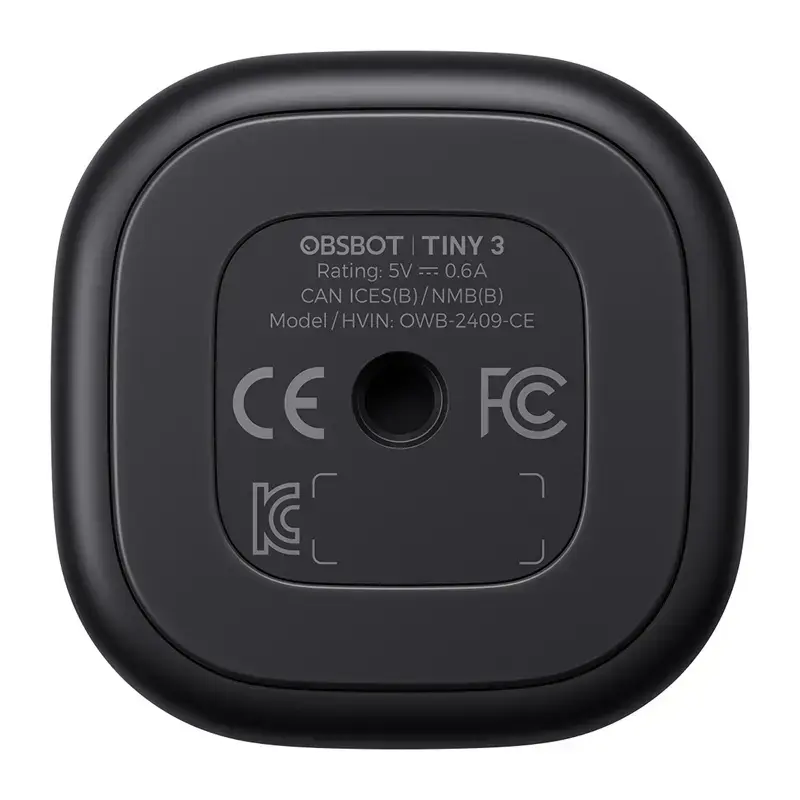 OBSBOT Tiny 3 MIC Combo — AI kamera s integrovaným mikrofónovým poľom a USB-C konektorom