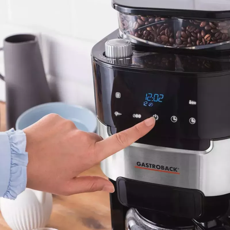Filtračný kávovar Gastroback 1,5 l Grind & Brew Pro