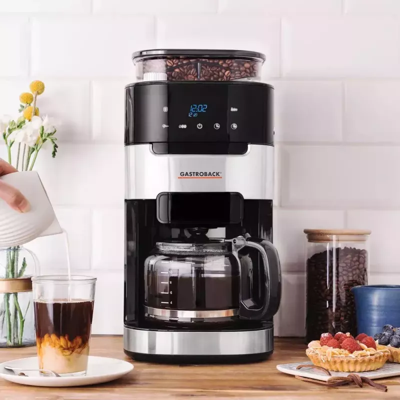 Filtračný kávovar Gastroback 1,5 l Grind & Brew Pro