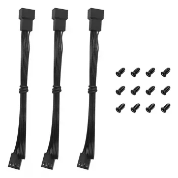 DeepCool FD12 V2 3IN1 120 mm skriňový ventilátor, balenie 3 ks, čierna (R-FD12V2-BKNPN3-G)