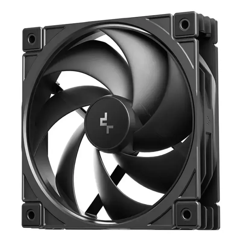 DeepCool FD12 V2 3IN1 120 mm ventilátor do skrinky, 3-balenie, čierny (R-FD12V2-BKNPN3-G)