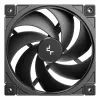 DeepCool FD12 V2 3IN1 120 mm ventilátor do skrinky, 3-balenie, čierny (R-FD12V2-BKNPN3-G)