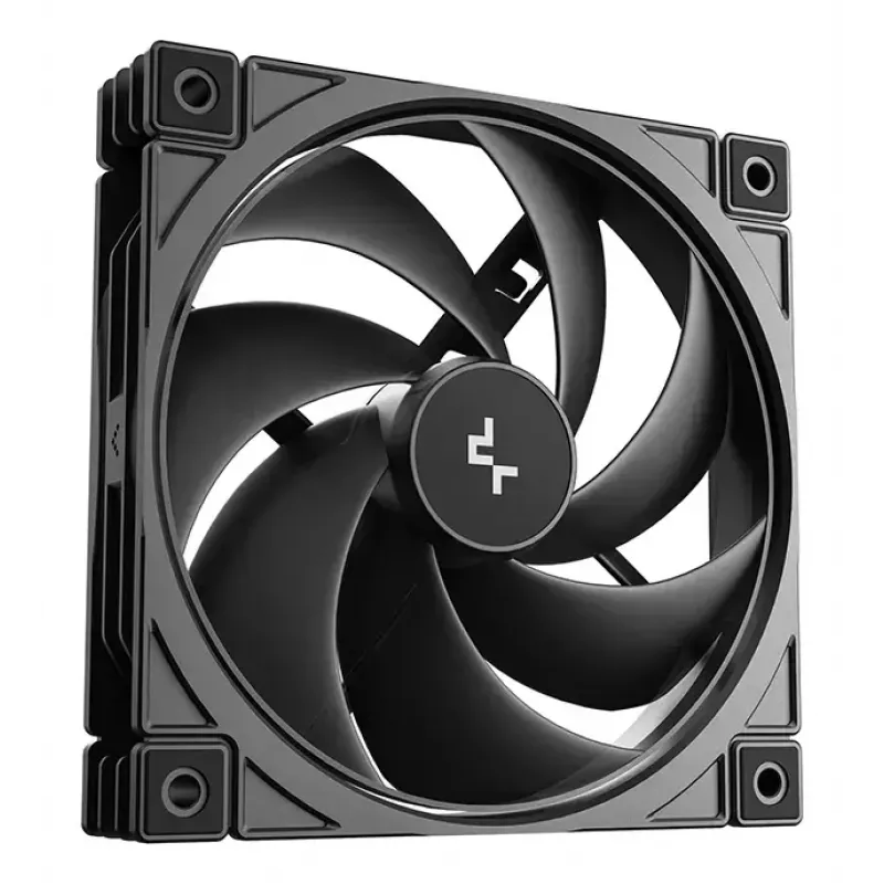 DeepCool FD12 V2 3IN1 120 mm ventilátor do skrinky, 3-balenie, čierny (R-FD12V2-BKNPN3-G)