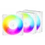 ARCTIC Freezer P14 Pro Reverse A-RGB (White) – 3 Pack – 140 mm A-RGB PWM ventilátor s rozbočovačom káblov