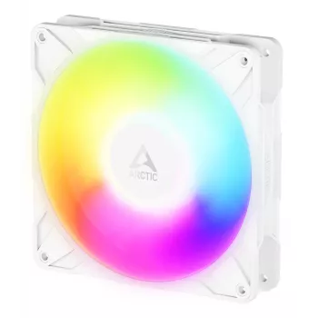 ARCTIC Freezer P14 Pro Reverse A-RGB (White) – 3 Pack – 140 mm A-RGB PWM ventilátor s rozbočovačom káblov