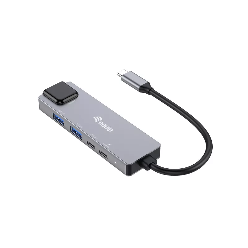 Equip 5-in-1 multifunkčný adaptér, 2,5GbE, USB-A x 2, USB-C x 1, USB-C, 100W USB PD