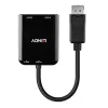 Lindy DisplayPort na 2 porty HDMI MST hub, DisplayPort, 2 x HDMI, konektor samec, konektor samica, rovný, rovný
