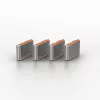 Lindy USB Type-C port blocker (bez kľúča) – balenie 10 ks, oranžová