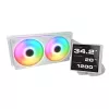 All-in-One CPU kvapalinový chladič Cougar Poseidon Vistek Pro 240, ARGB, 120-mm ventilátor, biely