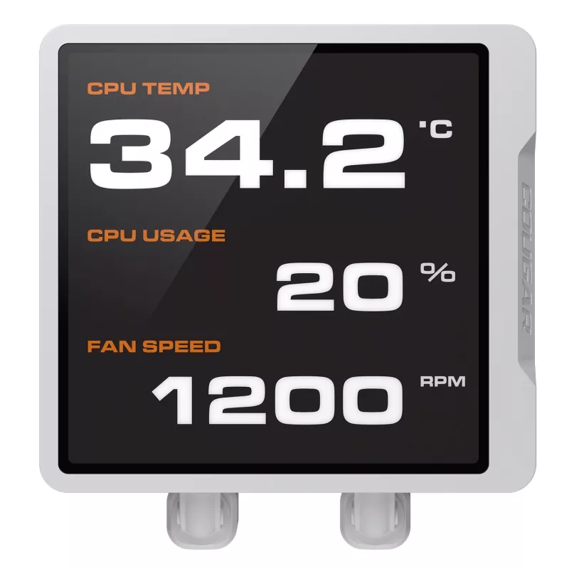 All-in-One CPU kvapalinový chladič Cougar Poseidon Vistek Pro 240, ARGB, 120-mm ventilátor, biely
