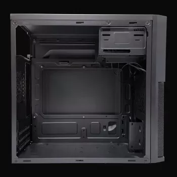 PC Micro Tower skriňa LC-Power 2004MB-V3, Micro-ATX/Mini-ITX, čierna, napájací zdroj hore, podporuje 2×3,5 palca + 2×2,5 palca, USB 3.2 Gen1