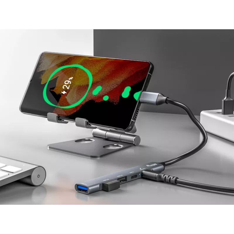 Equip 5-portový USB 3.0/2.0 hub s USB-C PD