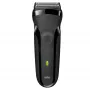 Braun Series 3 301s fóliový holiaci strojček zastrihávač čierna