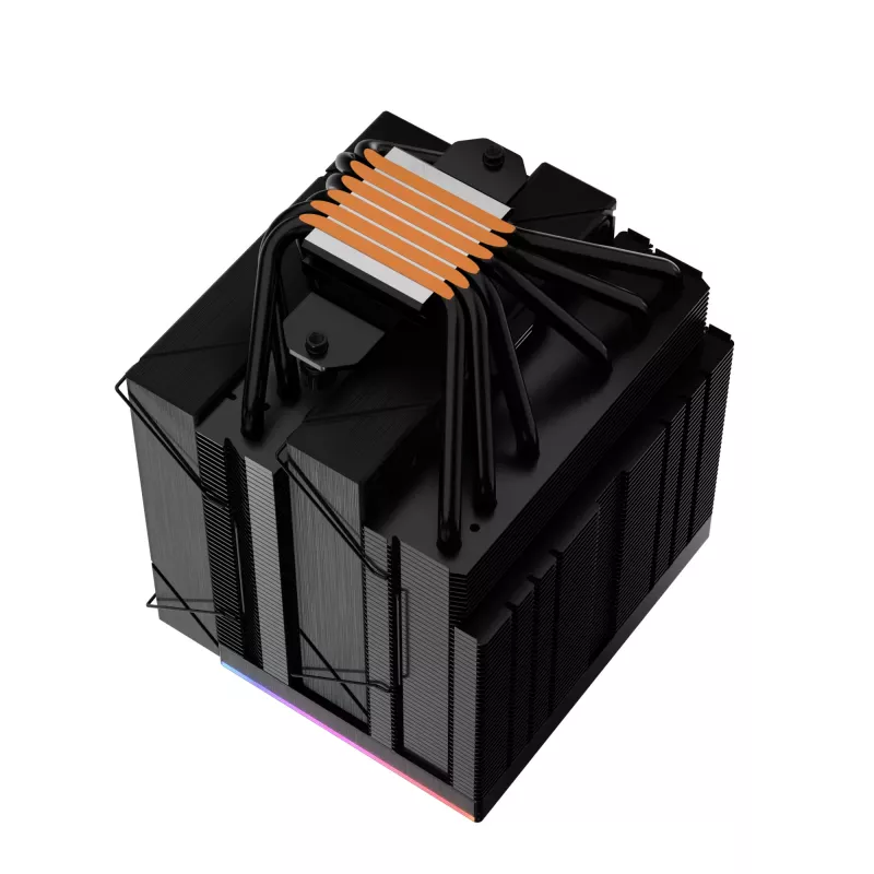 XPG MAESTRO PLUS 62DA CPU vzduchový chladič, vzduchový chladič, 12 cm, čierna