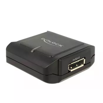 Delock DisplayPort 1.2 repeater 4K 60 Hz, až do 40 m