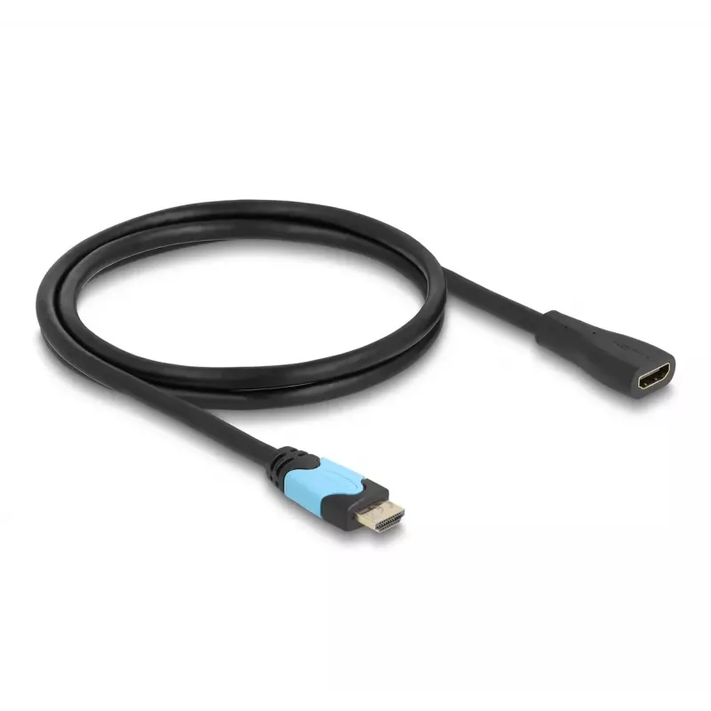 DeLOCK High Speed HDMI predlžovací kábel 48 Gbit/s 8K 60 Hz 1 m